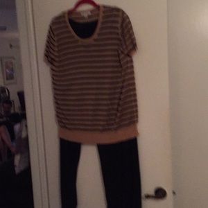 Isaac Mizrahi 2 pc pants set